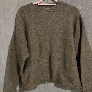 Woolrich Men's Tan Crewneck Sweater